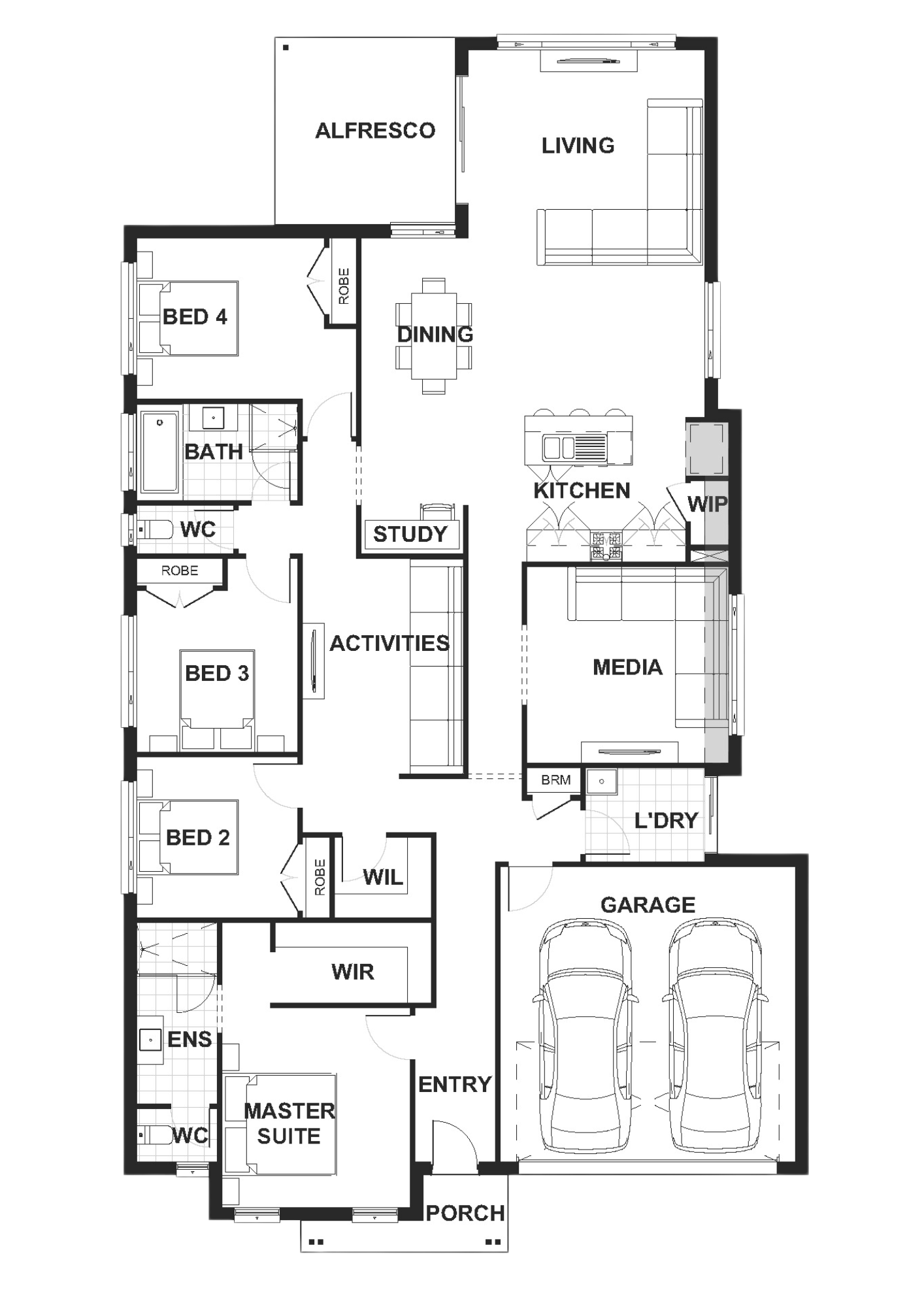 Lovedale 245 - Floorplan