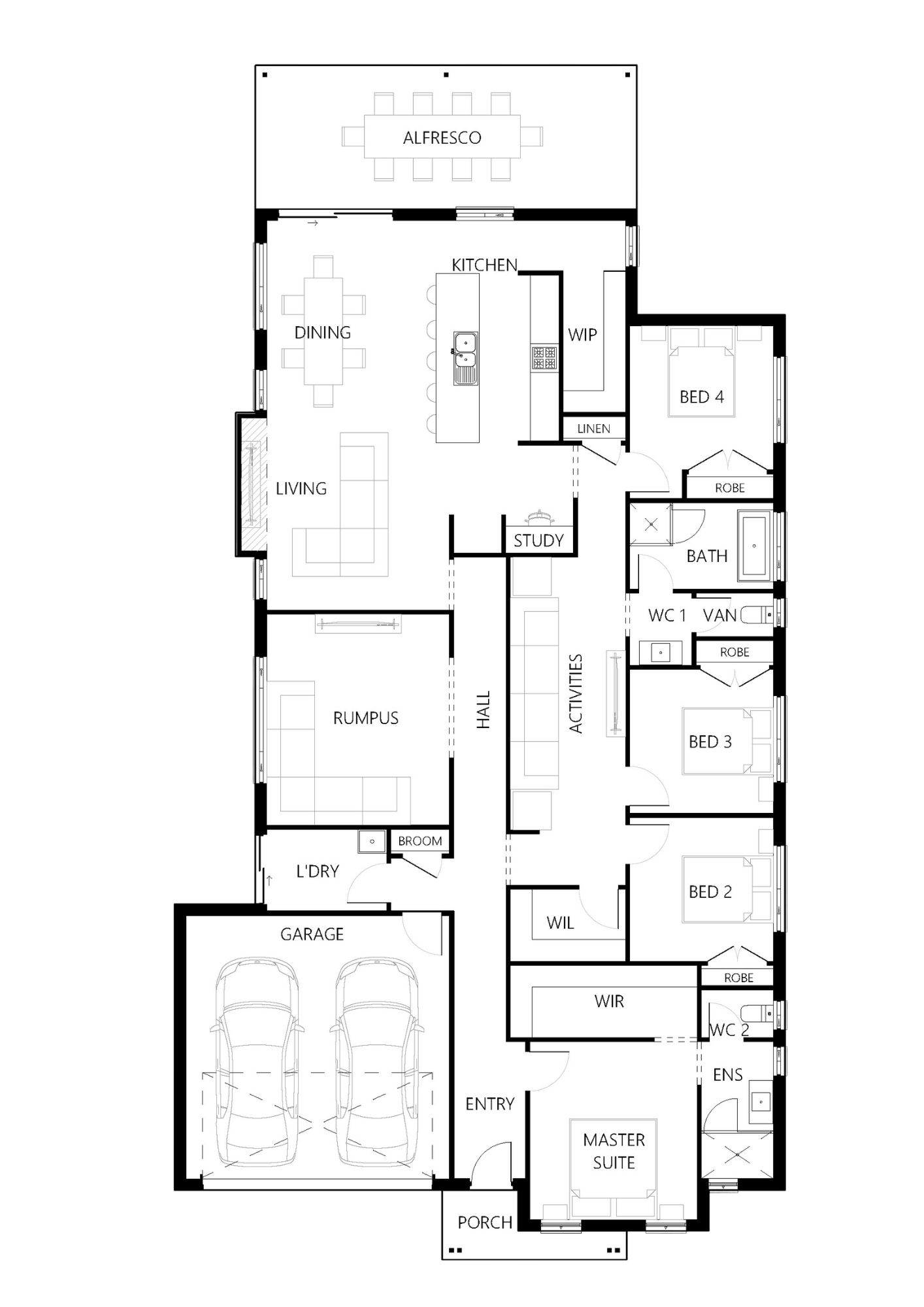 Lovedale 262 Floorplan