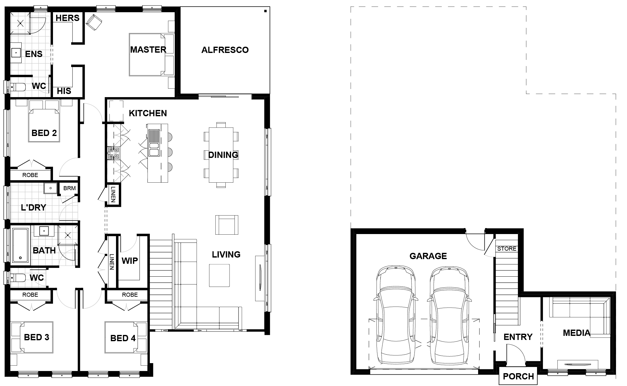 Johnson 248 Rear Master - Floorplan