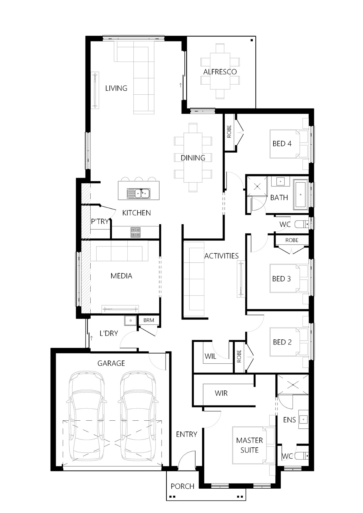 Lovedale 245 Floorplan