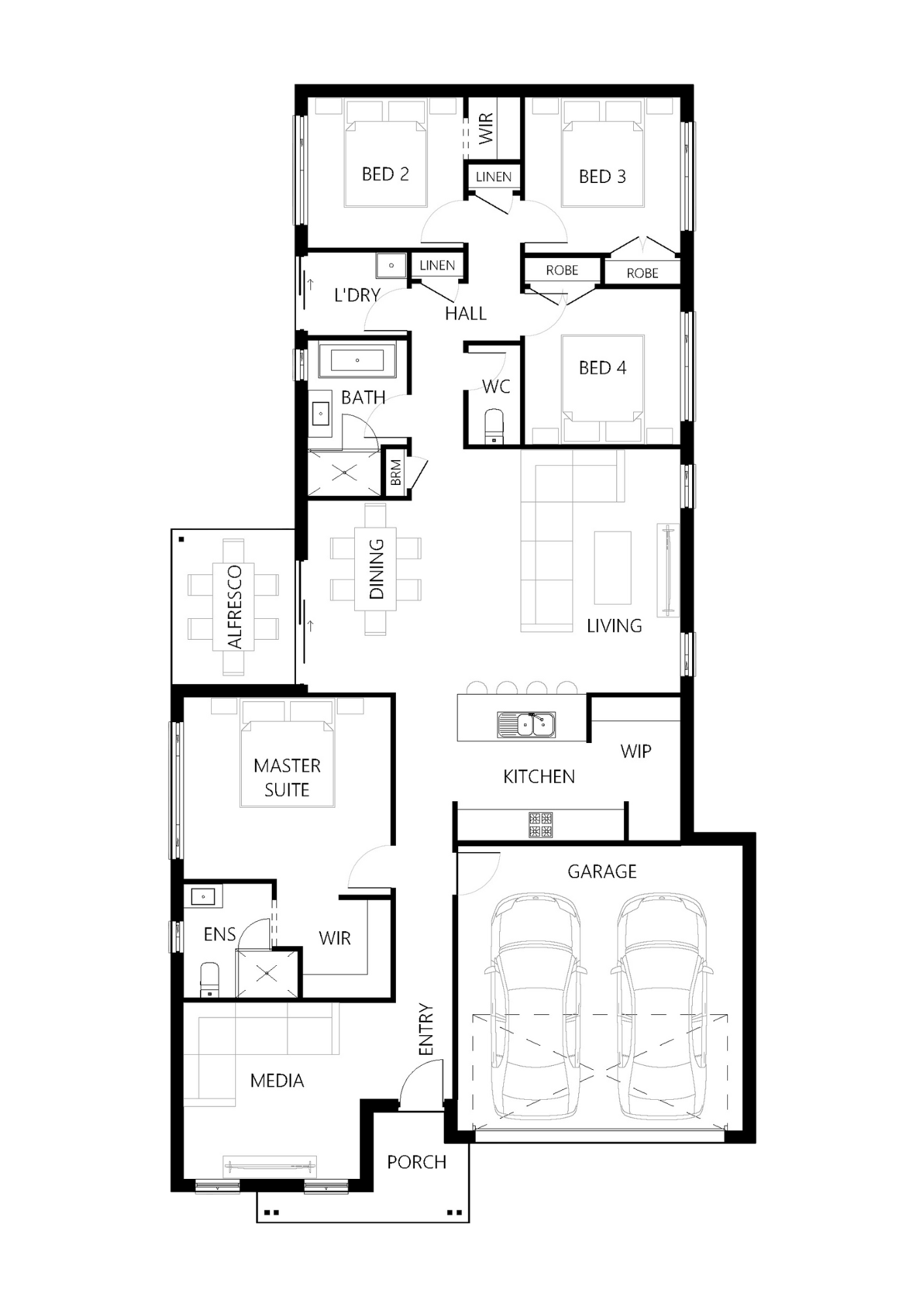 Melrose 200 Floorplan