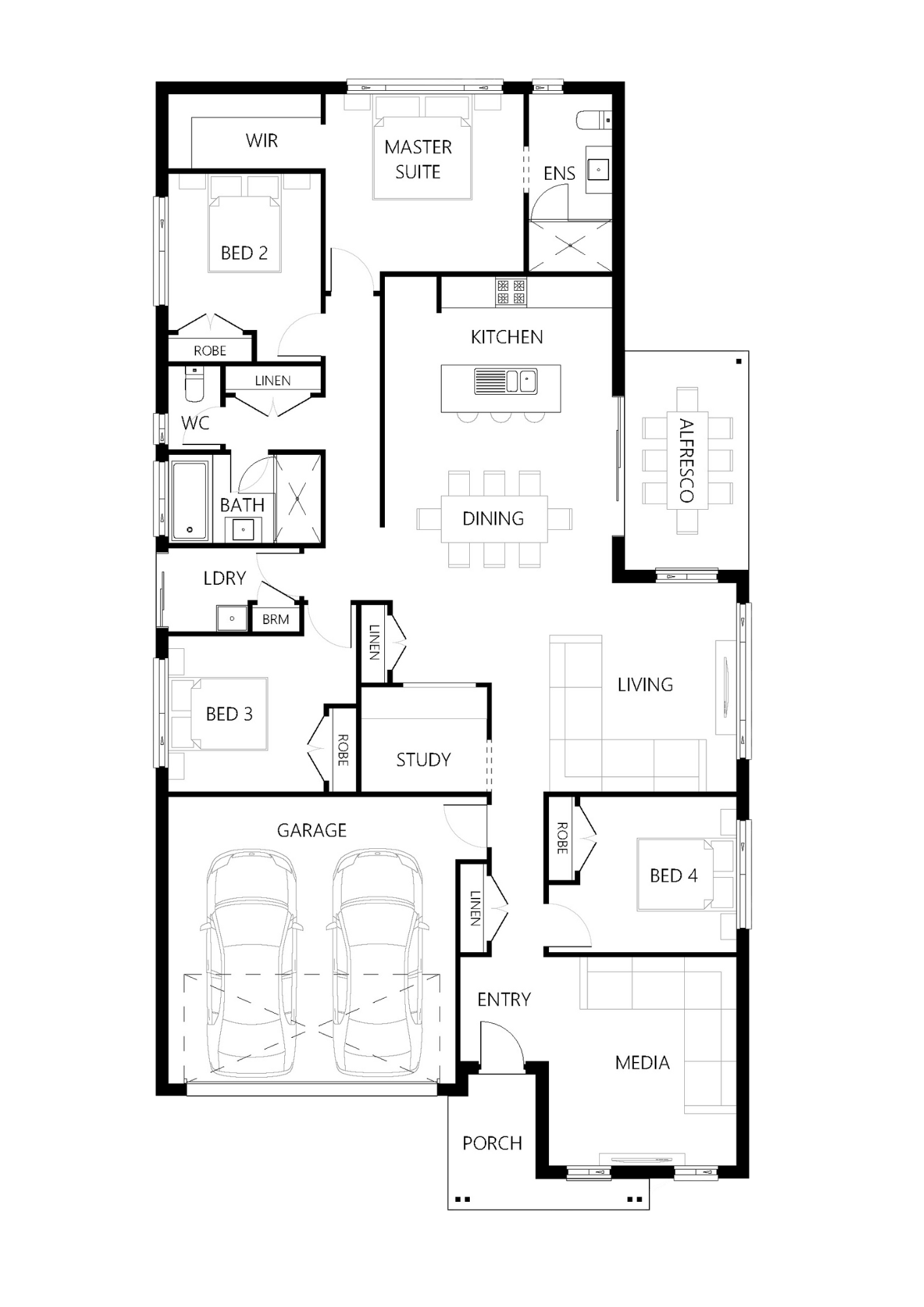 Alpine 220 Floorplan