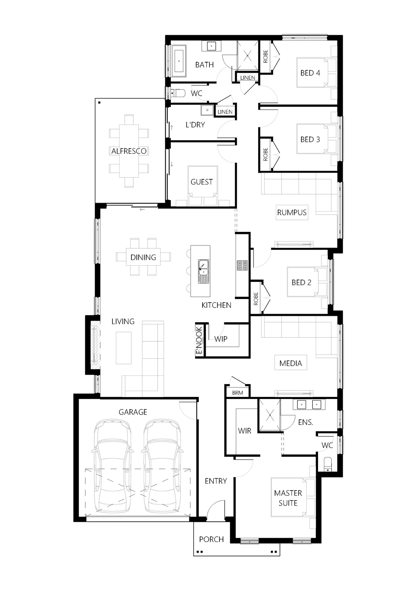 Sienna 265 Floorplan