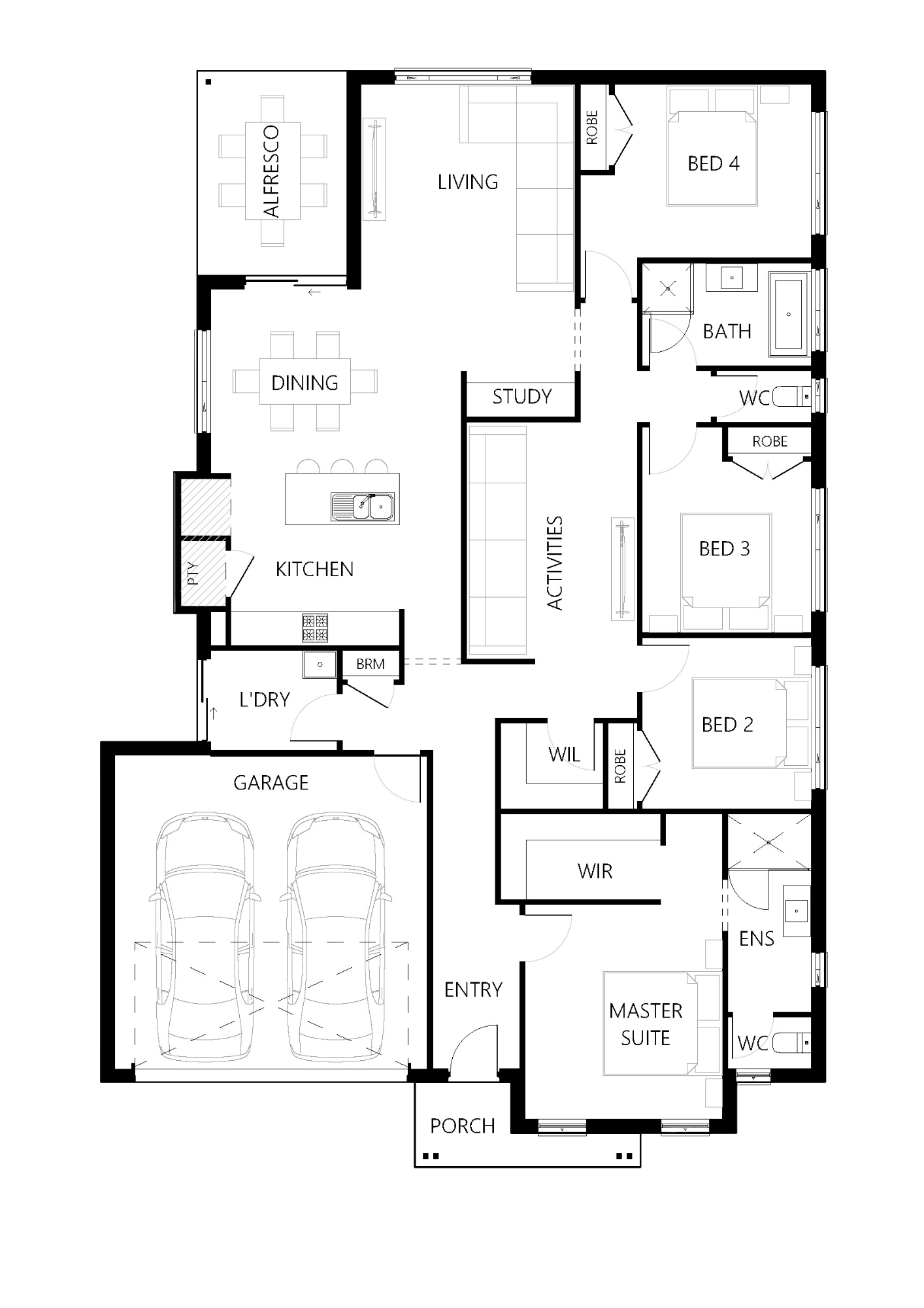 Lovedale 214 Floorplan