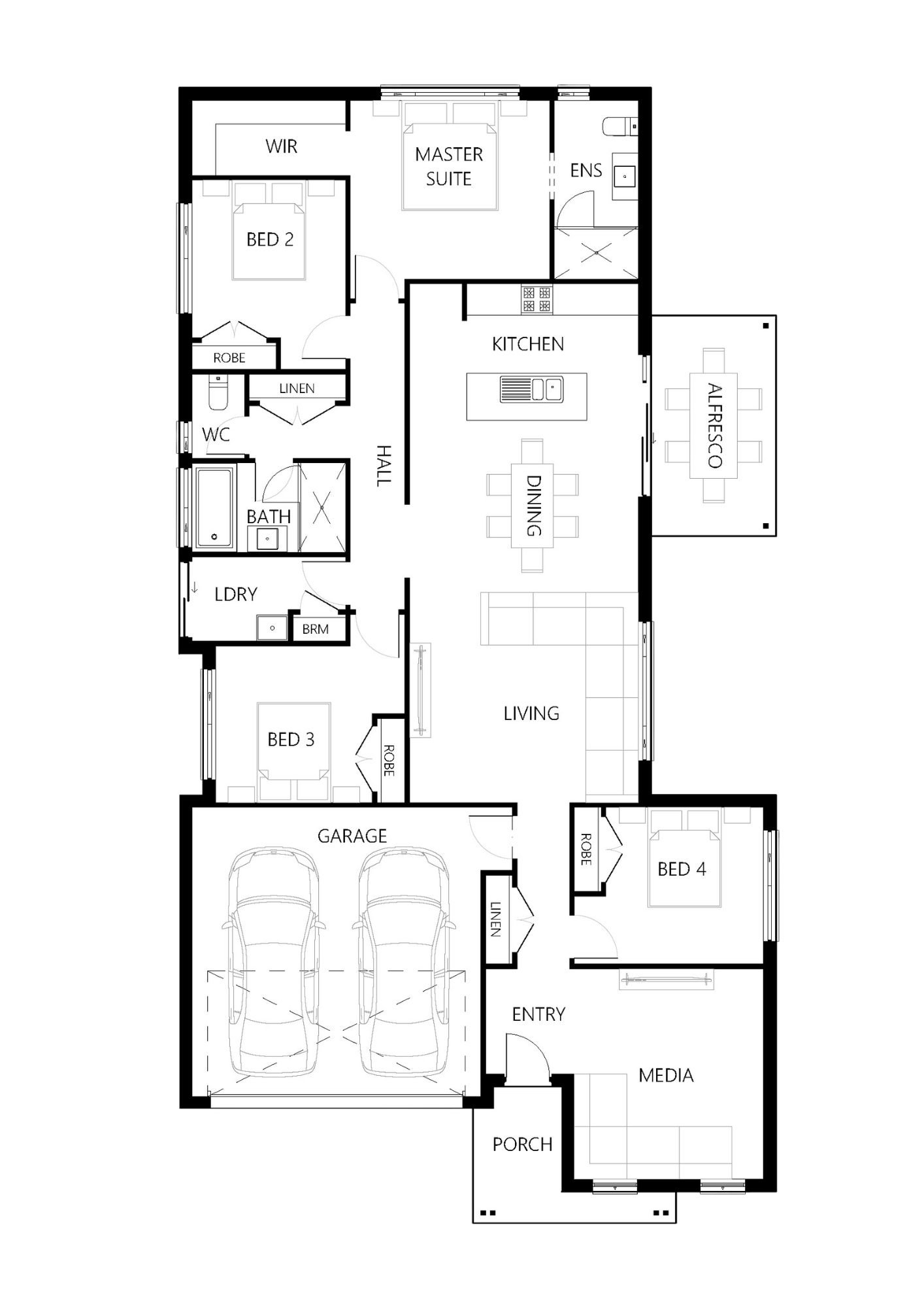 Alpine 208 Floorplan