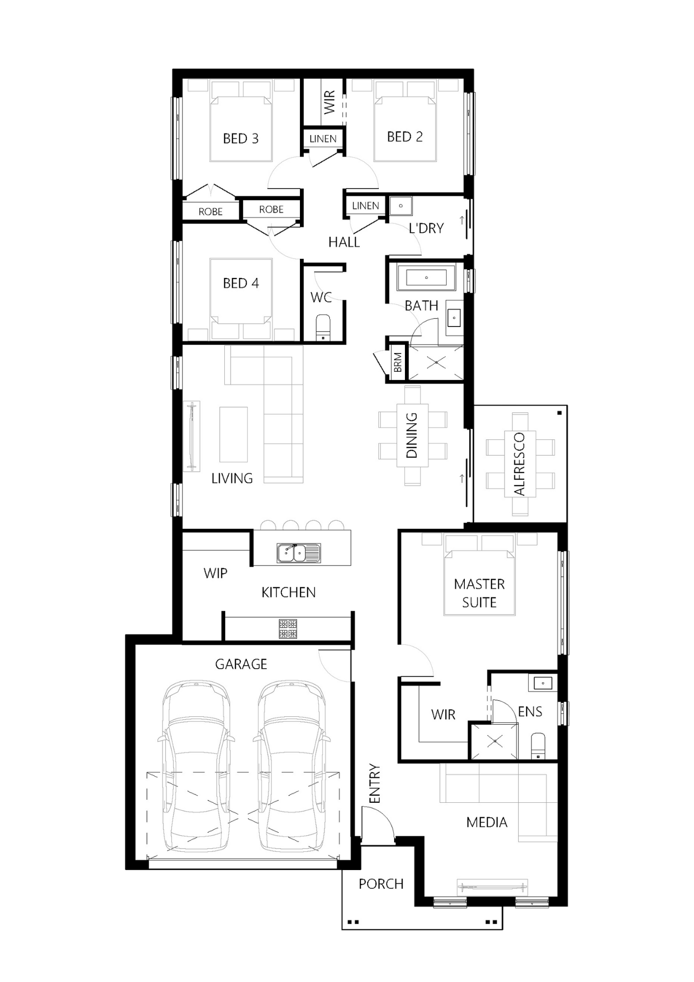 Melrose 200 Floorplan