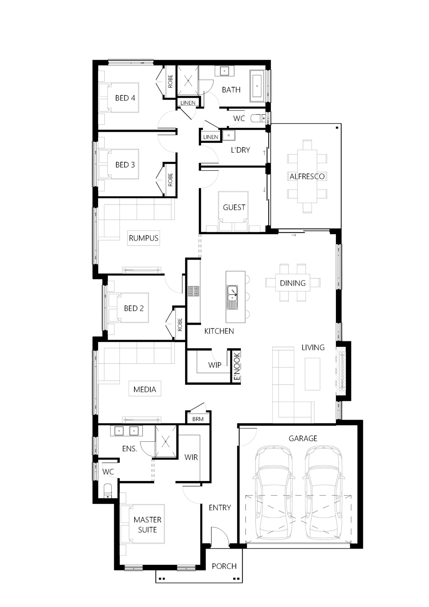 Sienna 265 Floorplan