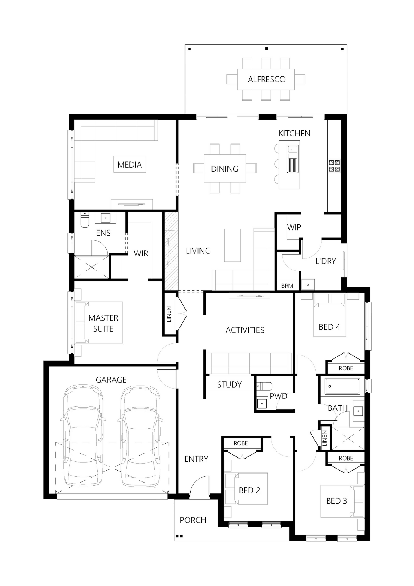 Rosewood 252 Floorplan