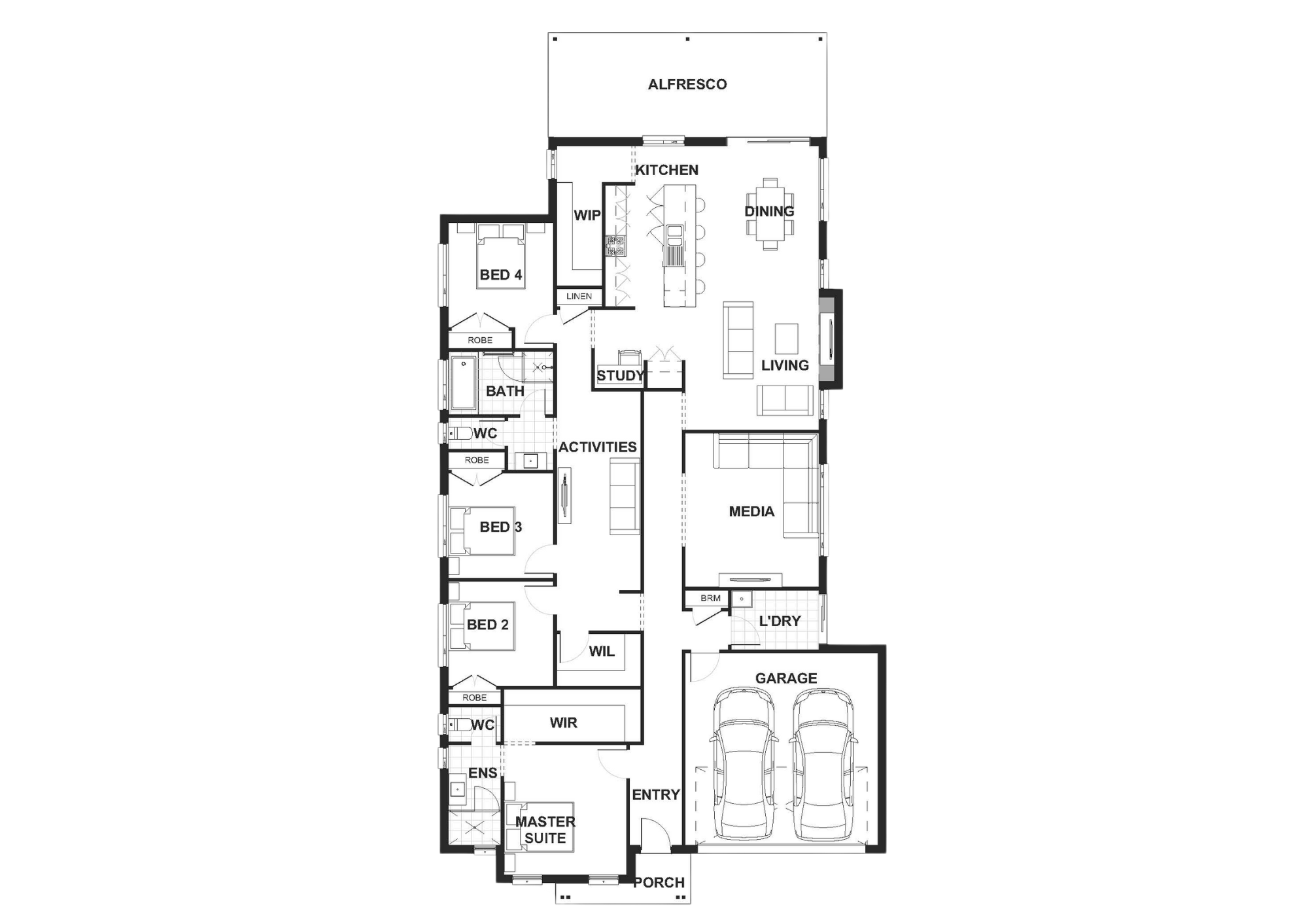 Lovedale 262 - Floorplan